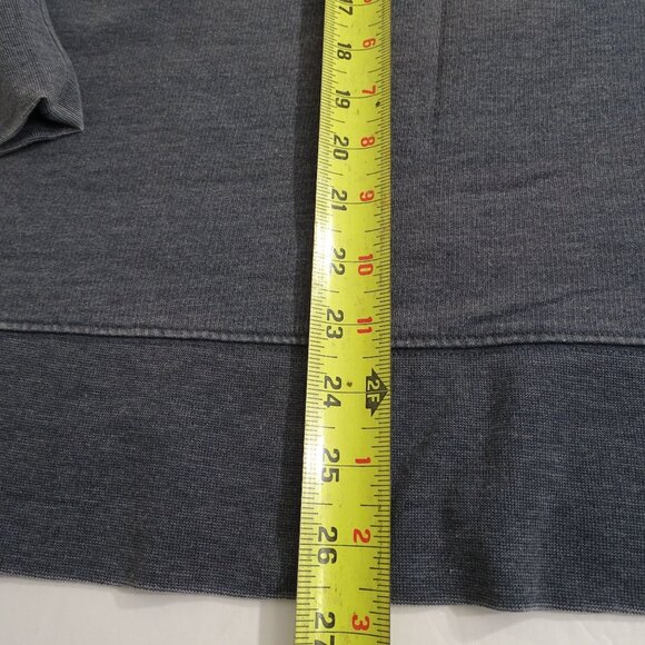 NFL New Orleans Saints Washed Gray Embroidered Sweatshirt Women Size L Broke-In - Picture 11 of 12